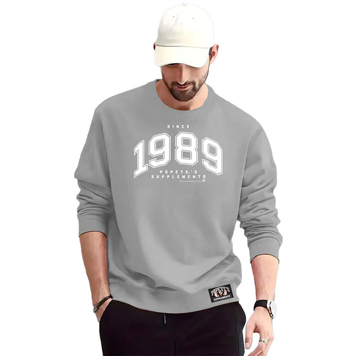 Popeye's Crew-Neck 1989 Grey