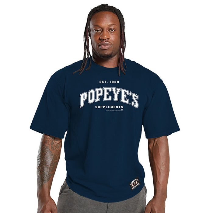 Popeye's Shirt Over-Sized Est. 1989 Navy