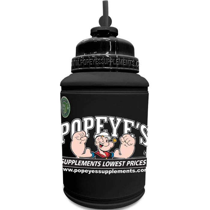 Popeye's Rubberized Flip-N-Sip 1 Gallon Power Jug