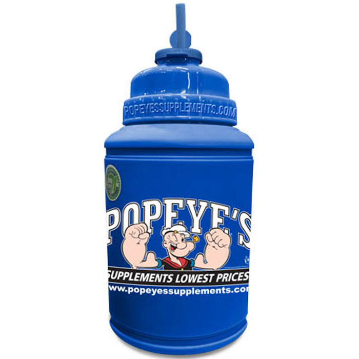 Popeye's Rubberized Flip-N-Sip 1 Gallon Power Jug