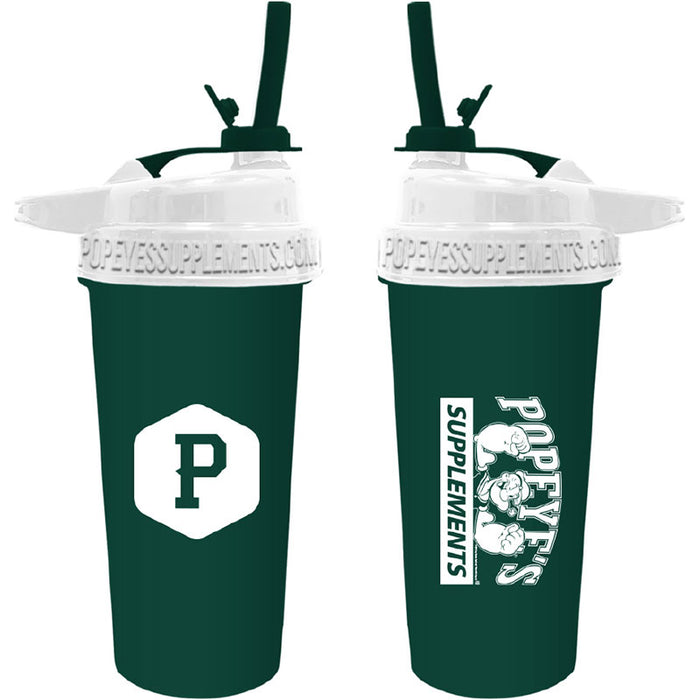 Popeye's Shield Flip-N-Sip Shaker