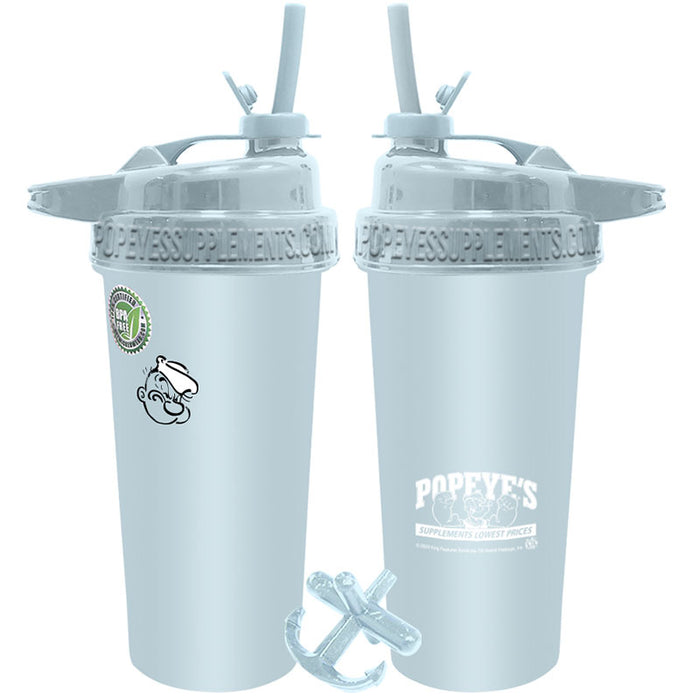 Popeye's Creme Rubberized Flip-N-Sip Shaker