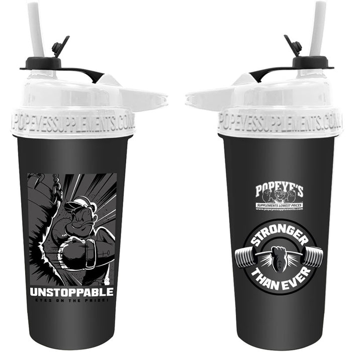 Popeye's Unstoppable Flip-N-Sip Shaker