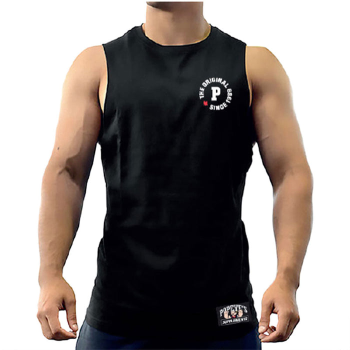 Popeye's Sleeveless TShirt "The Original" Black