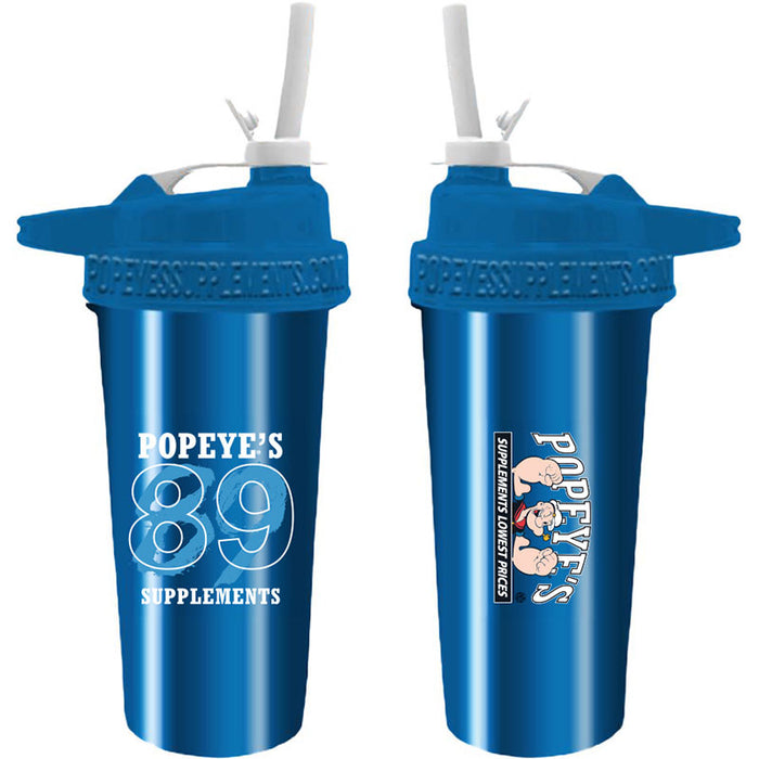 Popeye's Stainless Steel 25oz Flip-N-Sip Shaker