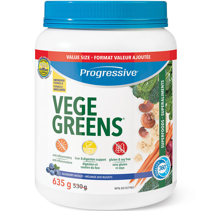 Progressive VegeGreens 610g-635g (68-72 Servings)