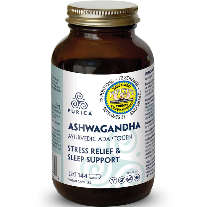 Purica Ashwagandha 144 ct (72 Servings)