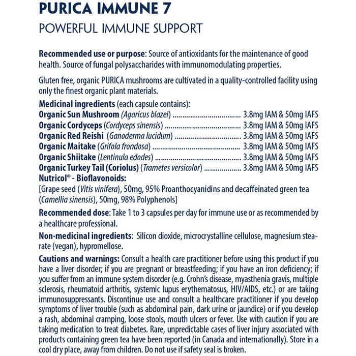Purica Immune 120 ct (30 Servings)