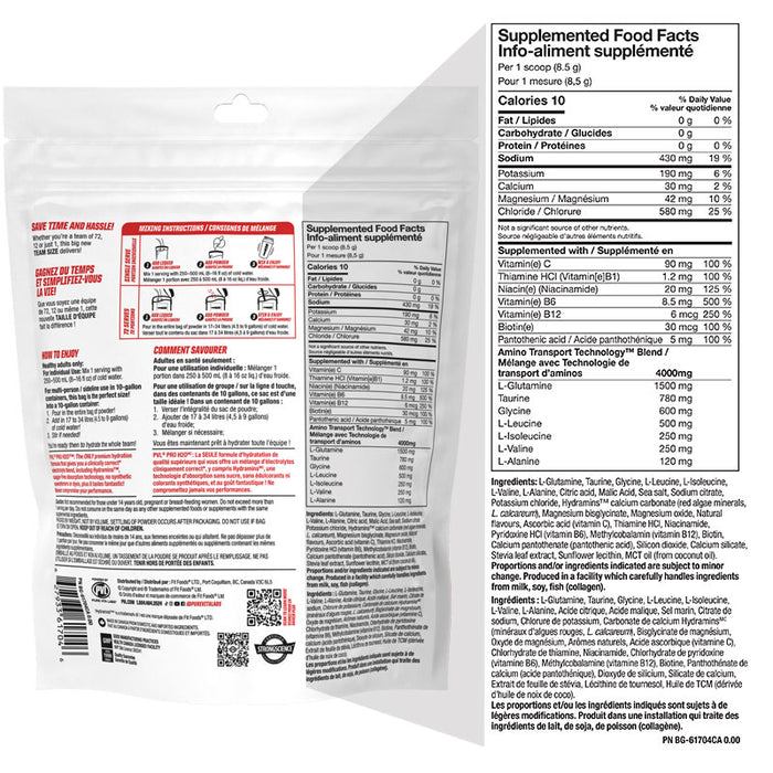 PVL PROH20 ( 72 servings)