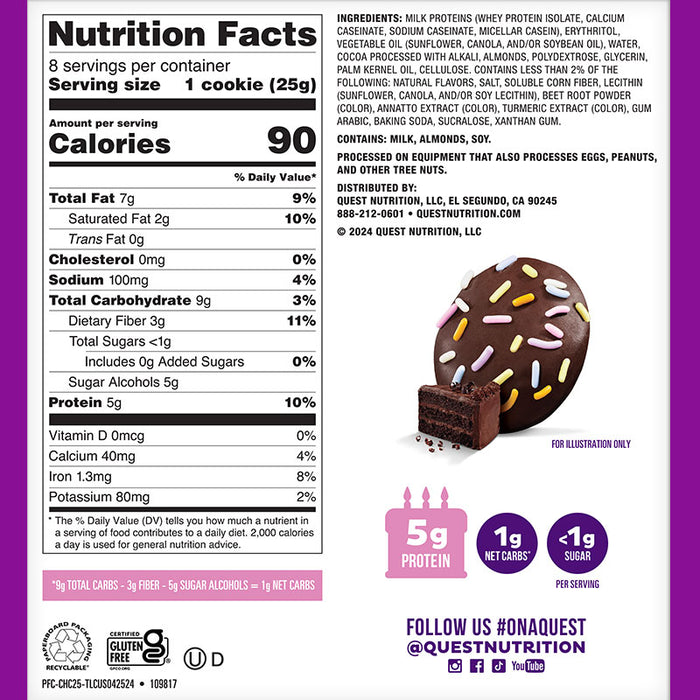 Quest Nutrition Frosted Cookie (Box of 8)