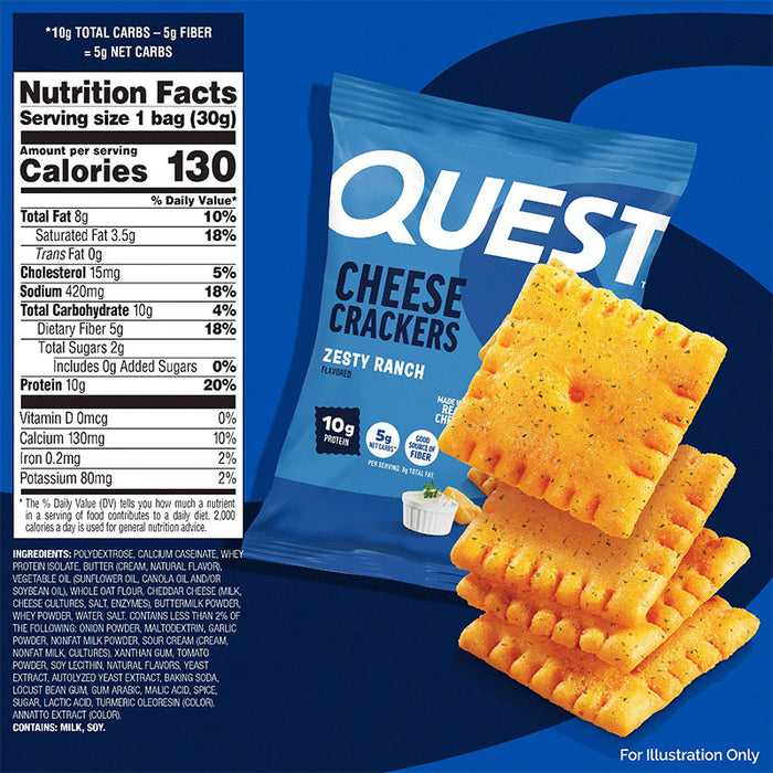 Quest Cheese Crackers (Box of 4)