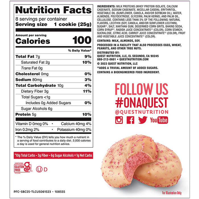 Quest Nutrition Frosted Cookie (Box of 8)