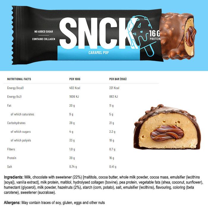 SNCK Protein Bar (Box of 12)
