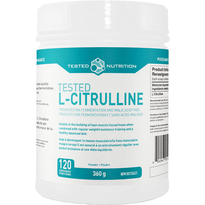 Tested L Citrulline 360g (120 Servings)