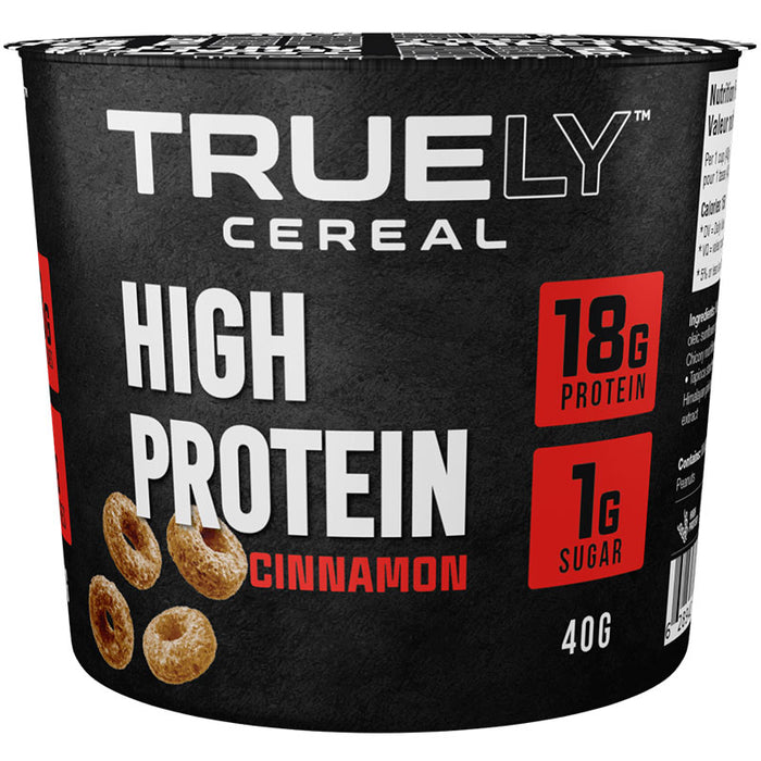 Truely Protein Cereal Cups Case of 12 X 40g