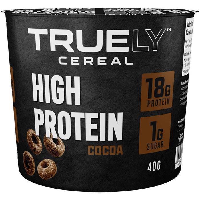 Truely Protein Cereal Cups Case of 12 X 40g