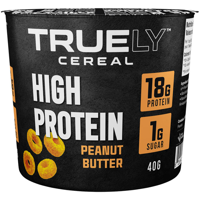 Truely Protein Cereal Cups Case of 12 X 40g