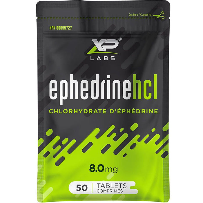 XP Labs Ephedrine HCL 8mg ( Oral Nasal Decongestant) 50 Tab