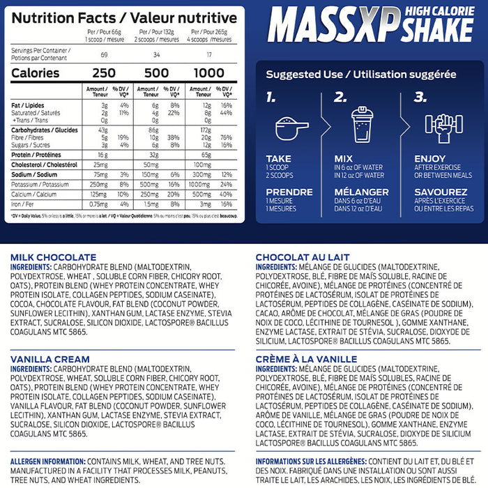ISO XP Mass XP 10lb (34 Servings)