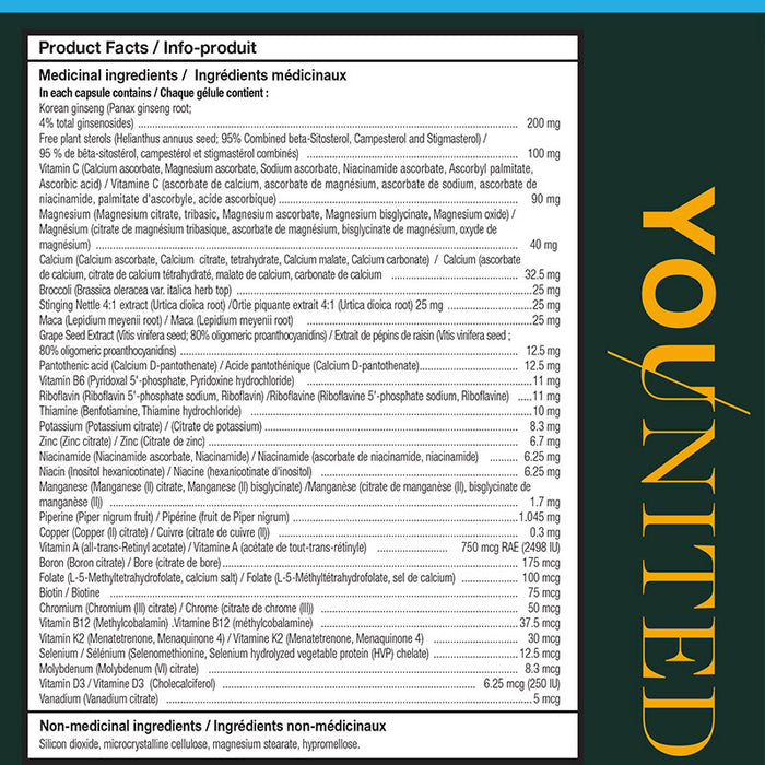 Younited Mens Active Multi 120 ct (30 Servings)