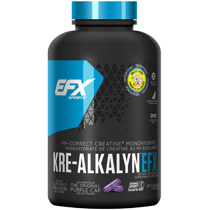 EFX Sports Kre-Alkalyn 260 cap (130 Servings)