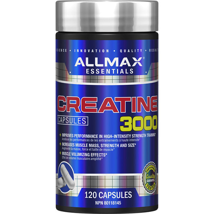 Allmax Creatine 3000 120 ct (40 Servings)
