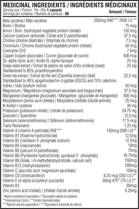 Believe Vitamin+Mineral Balance 90 ct (90 Servings)