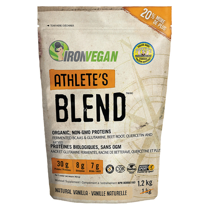 Iron Vegan Athlete's Blend 1.2kg (26 Servings)