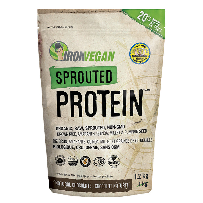 Iron Vegan Sprouted Protein 1.2kg (50 Servings)