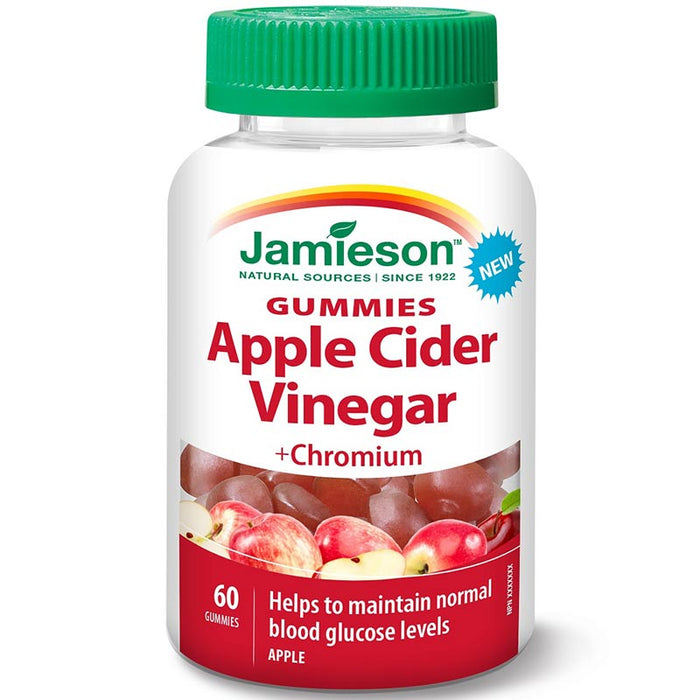 Jamieson Apple Cider Vinegar Gummy +Chromium 60ct (30)