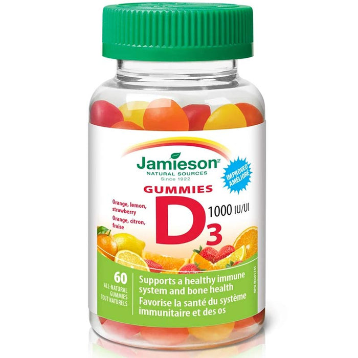 Jamieson D3 1000IU Gummies 60 cap