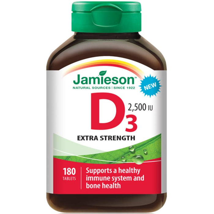 Jamieson Vitamin D Extra 2500IU 180 ct (180)