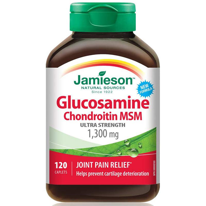 Jamieson Glucosamine Chondroitin MSM 1300mg 120 cap