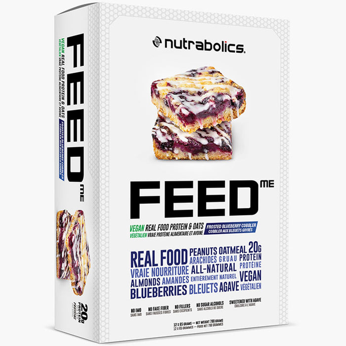 Nutrabolics Feed Vegan Bar (Box of 12)