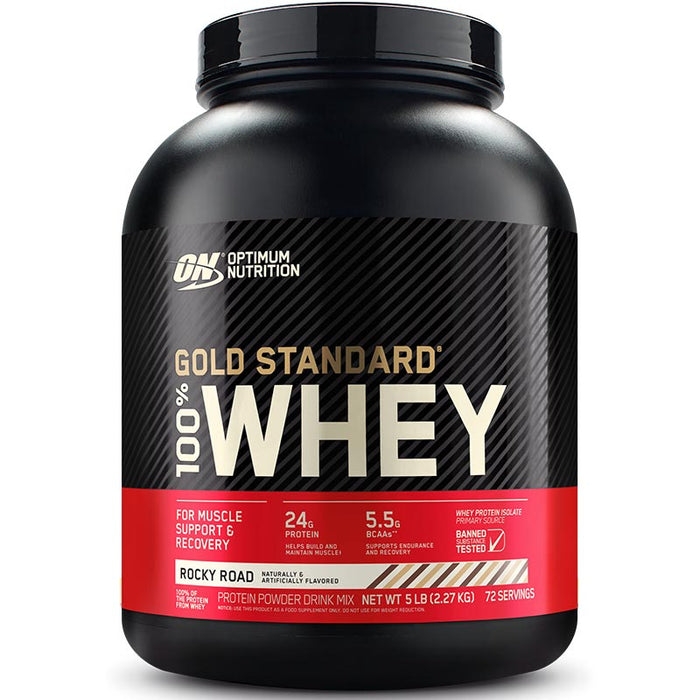 Optimum Nutrition Gold Standard 100% Whey 5lb (68-74 Servings)