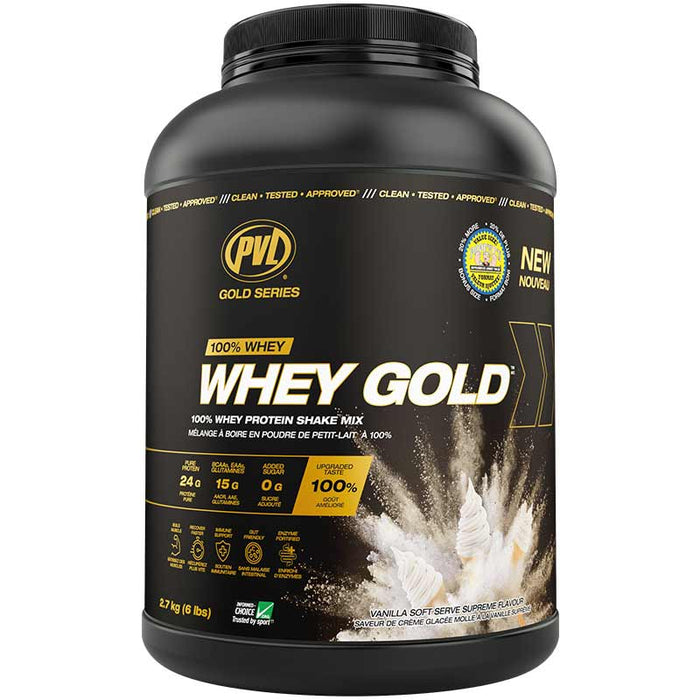 PVL Whey Gold 6lb (72 Servings)