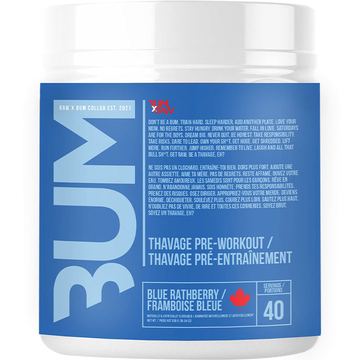 RAW CBUM Thavage Pre-Workout 520g (20/40 Servings)
