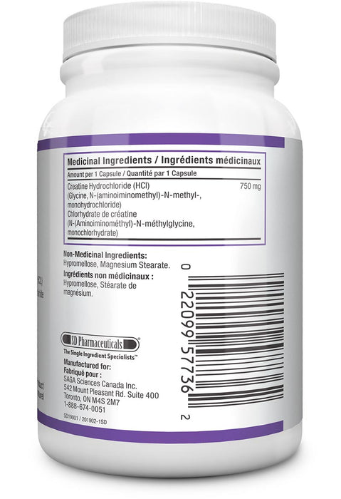 SD Pharmaceuticals Creatine HCL 120 cap (120 Servings)