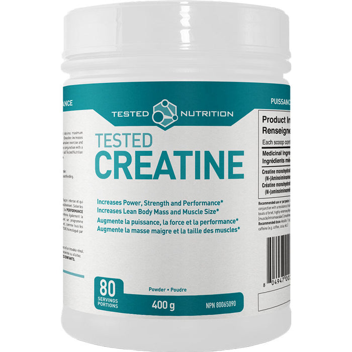 Tested Creatine 400g (80 Servings)